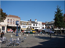 TL1829 : Market Place, Hitchin by John Lucas