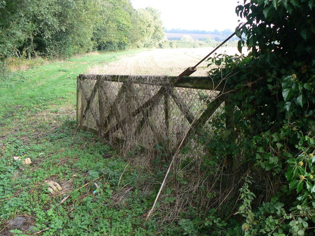 old level crossing gate