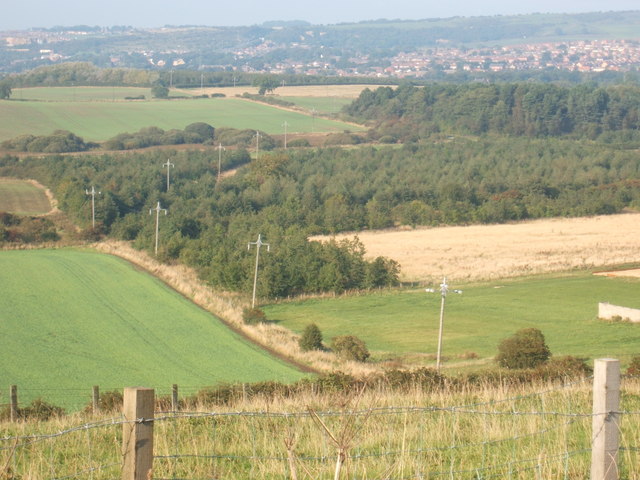 The view north from High Moorsley