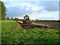 Ploughing near Hanslett