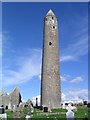 M4000 : The round tower at Kilmacduagh, Co. Galway by Peter Craine