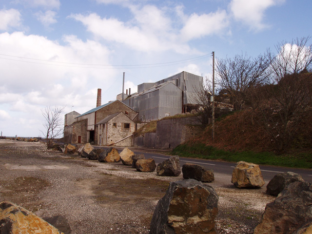 The limestone quarry buildings