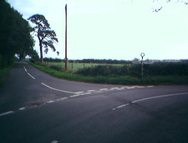 Road junction south of Denmead