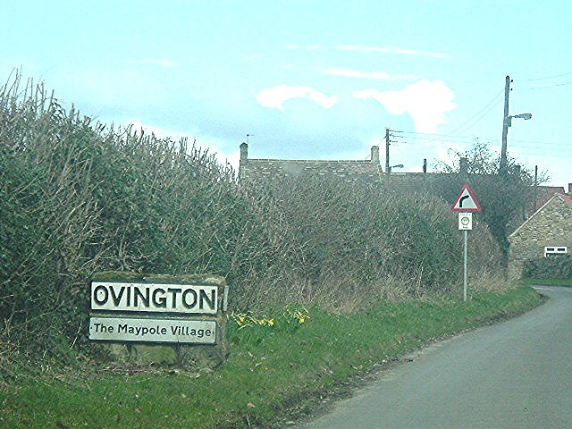 Entry into Ovington from the south