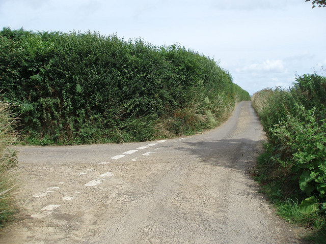 Country lane junction