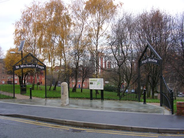 Angel Meadow and St Michael's Flags