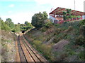 Railway line passing St James