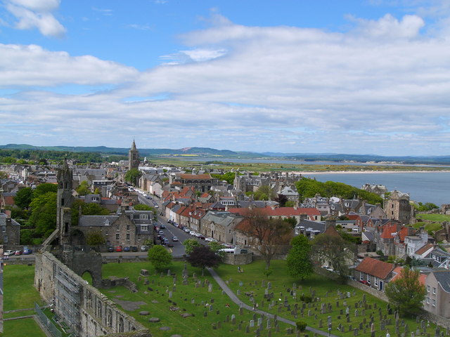 St Andrews from Regulus tower