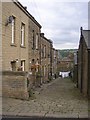 Back street, Holywell Green, Stainland