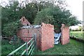 Derelict farm building near Thorney