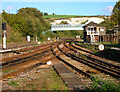 Signal Box and Footbridge, Lewes Station