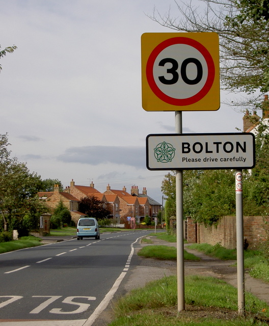 Entering Bolton from the South