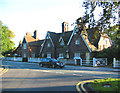 Gabled houses on the A51