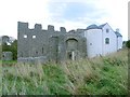SS4986 : Oxwich Castle by Nigel Davies