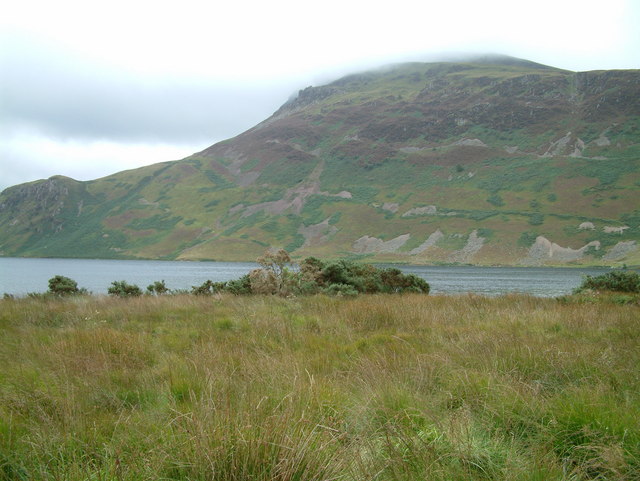 Crag Fell & Anglers Crag From Ennerdale Water Shoreline