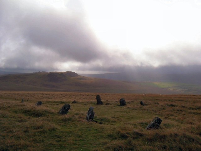 Beddarthur standing stone circle, Preseli Mountains