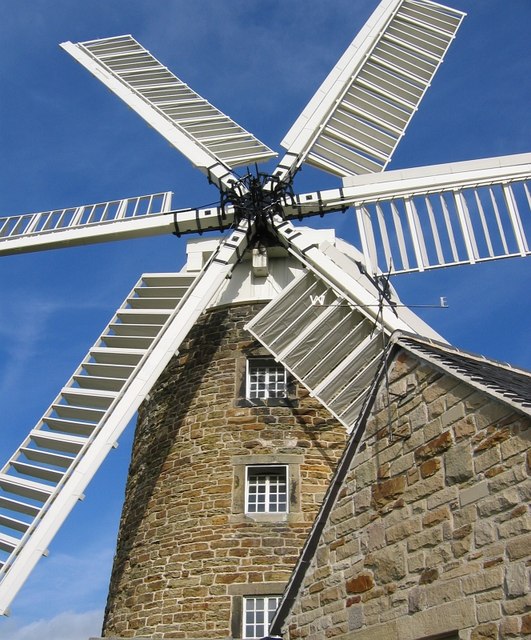 Heage Windmill with new sails