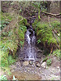 NX4872 : Waterfall - - Old Edinburgh Road, Talnotry by Ann Cook
