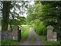 NS5487 : Driveway to Boquhan Old House by Chris Upson