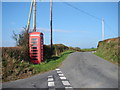 Lonely crossroads at Pen-ty-parc