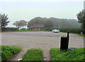 Car park and picnic area at the top of Staxton Hill