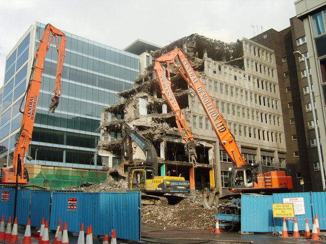 Demolition, Glasgow City Centre