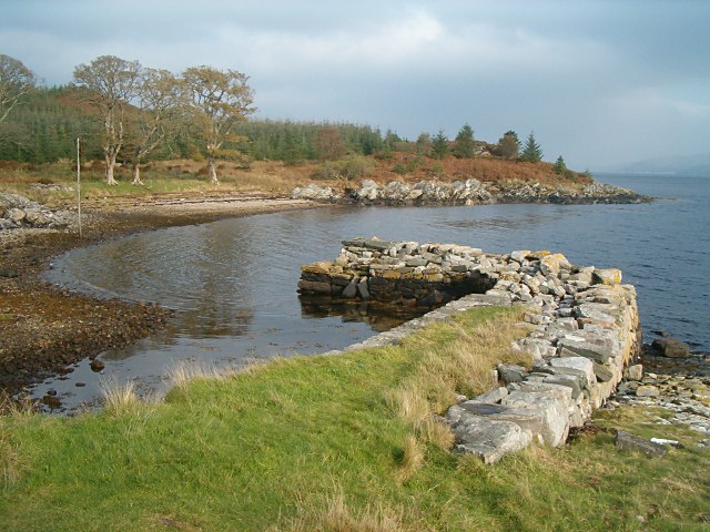 Disused pier at West Otter Ferry © Patrick Mackie :: Geograph Britain ...