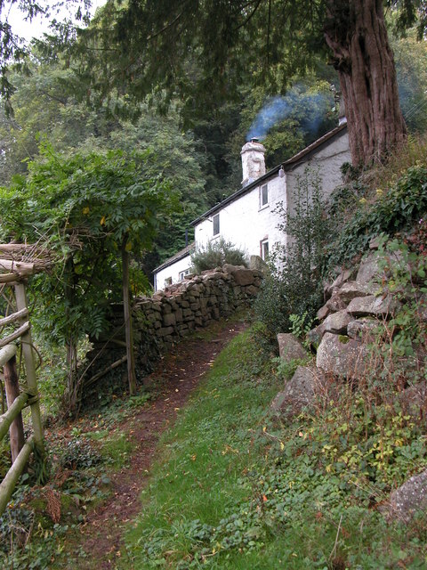 Isolated cottage above Whitebrook