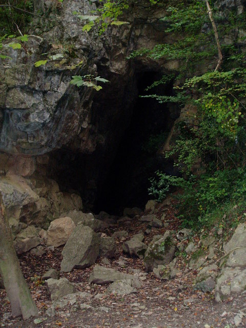Cave at Loggerheads Country Park