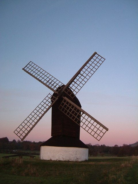 Pitstone Windmill, evening