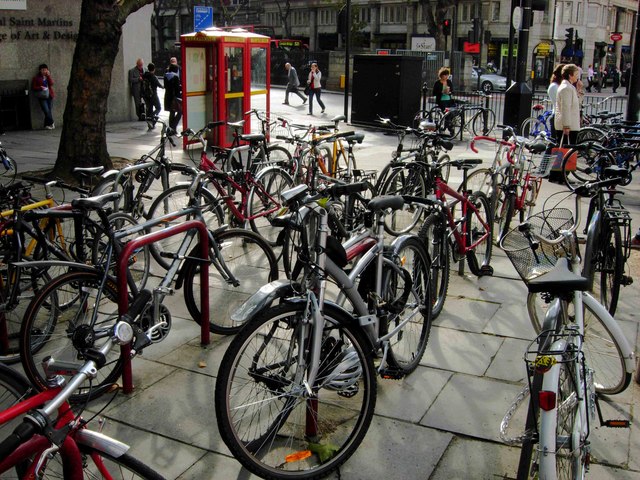 Bicycles in Holborn