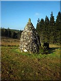 NX3192 : Kirstie's Cairn, Changue Forest by Oliver Dixon
