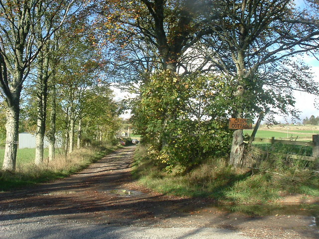 Access to Cairn Cottage, Newton of Tornaveen.