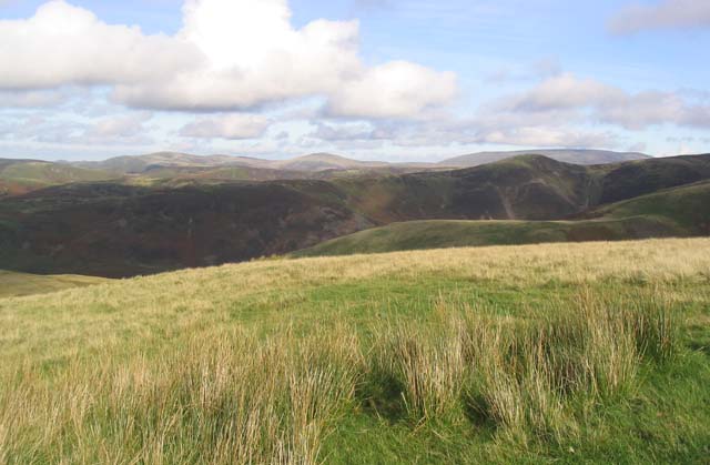 A view to the Eastern Cheviots