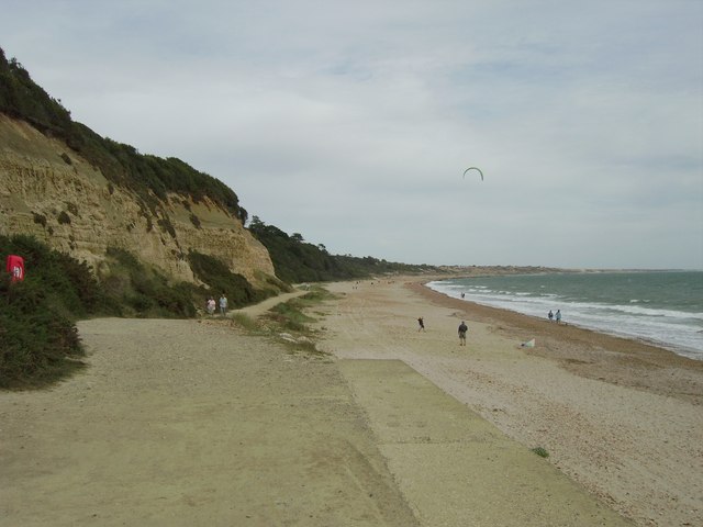Beach near Highcliffe