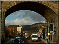 Burnley Road and railway viaduct, Todmorden