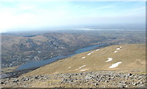 SH6061 : Summit Plateau of Elidir Fach from the Summit Ridge of Elidir Fawr by Eric Jones