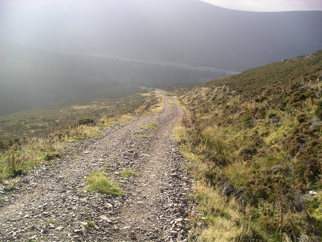 Landrover track from Mullach Clach a' Bhlair 4