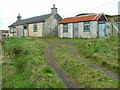 NG3534 : Deserted Croft House and Outbuilding by Dave Fergusson