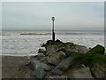 End of the northern groyne, Mappleton