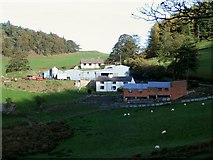 SJ1632 : Farm at Ty-coch by Peter Craine