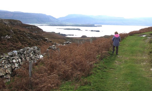 View from the path to Ormaig