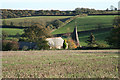 East Worlington: West Worlington church spire