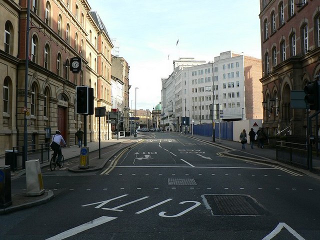 Wellington Street, looking towards City Square