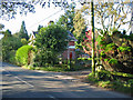 Junction of bridleway and road Alderholt Dorset