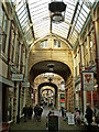 Shopping arcade to north side of Borough Market, Halifax