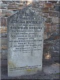 SM9537 : Memorial stone for Jemima Nicholas by Natasha Ceridwen de Chroustchoff