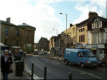SD9324 : Burnley Road, Todmorden Town Centre by Phil Champion