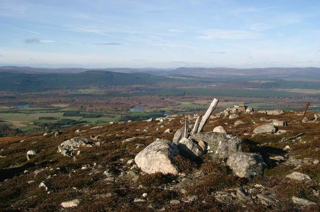 The NW summit of Craiggowrie