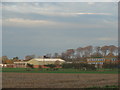 Carleton High School, viewed from junction Moor Lane and Hardwick Road.